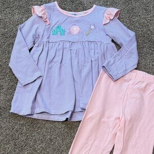 Trotter Street Kids Princess Appliqué Matching Set
